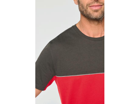 Camiseta bicolor ecorresponsable manga corta - Unisex