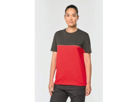 Camiseta bicolor ecorresponsable manga corta - Unisex