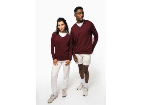 Jersey cuello de pico mujer