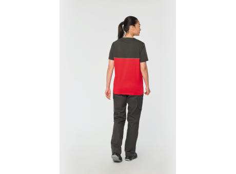Camiseta bicolor ecorresponsable manga corta - Unisex