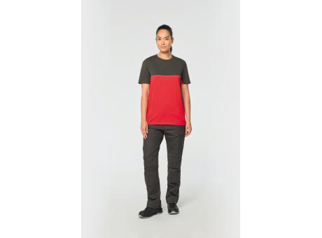 Camiseta bicolor ecorresponsable manga corta - Unisex