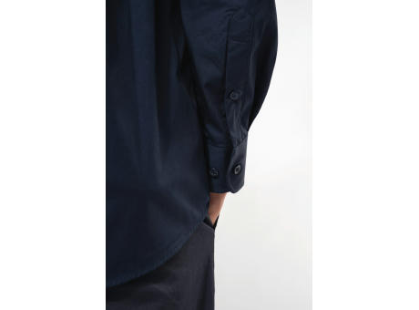 Camisa popelina manga larga hombre