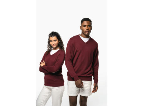 Jersey cuello de pico mujer