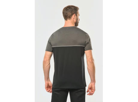 Camiseta bicolor ecorresponsable manga corta - Unisex