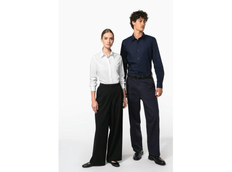 Camisa popelina manga larga hombre