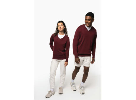 Jersey cuello de pico mujer
