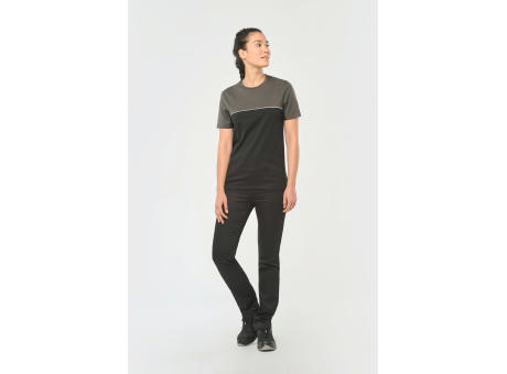 Camiseta bicolor ecorresponsable manga corta - Unisex