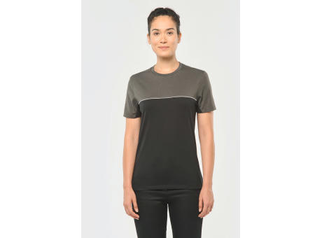 Camiseta bicolor ecorresponsable manga corta - Unisex