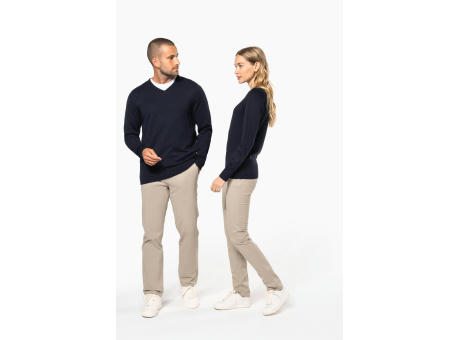 Jersey cuello de pico mujer