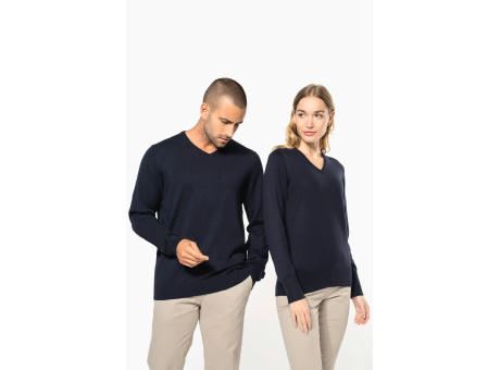 Jersey cuello de pico mujer