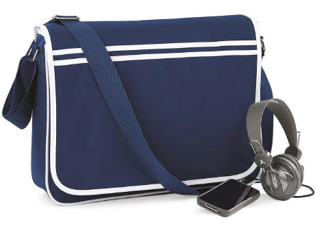 Bolsa retro estilo mensajero 