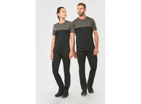 Camiseta bicolor ecorresponsable manga corta - Unisex