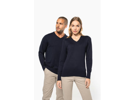 Jersey cuello de pico mujer