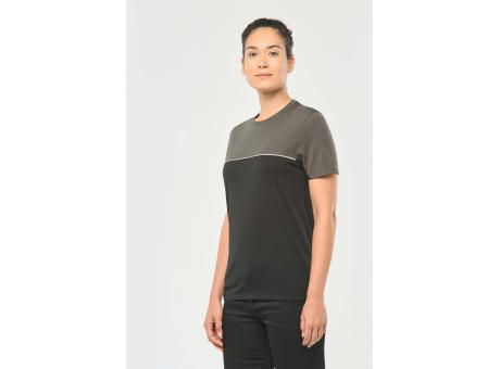 Camiseta bicolor ecorresponsable manga corta - Unisex