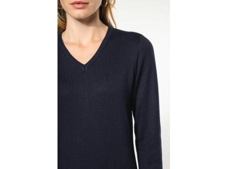 Jersey cuello de pico mujer