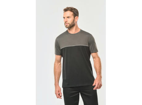 Camiseta bicolor ecorresponsable manga corta - Unisex