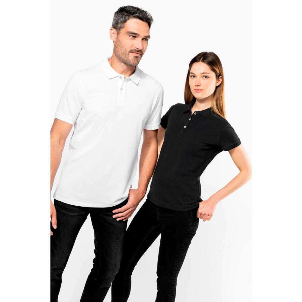Polo Supima® maga corta mujer