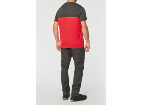 Camiseta bicolor ecorresponsable manga corta - Unisex