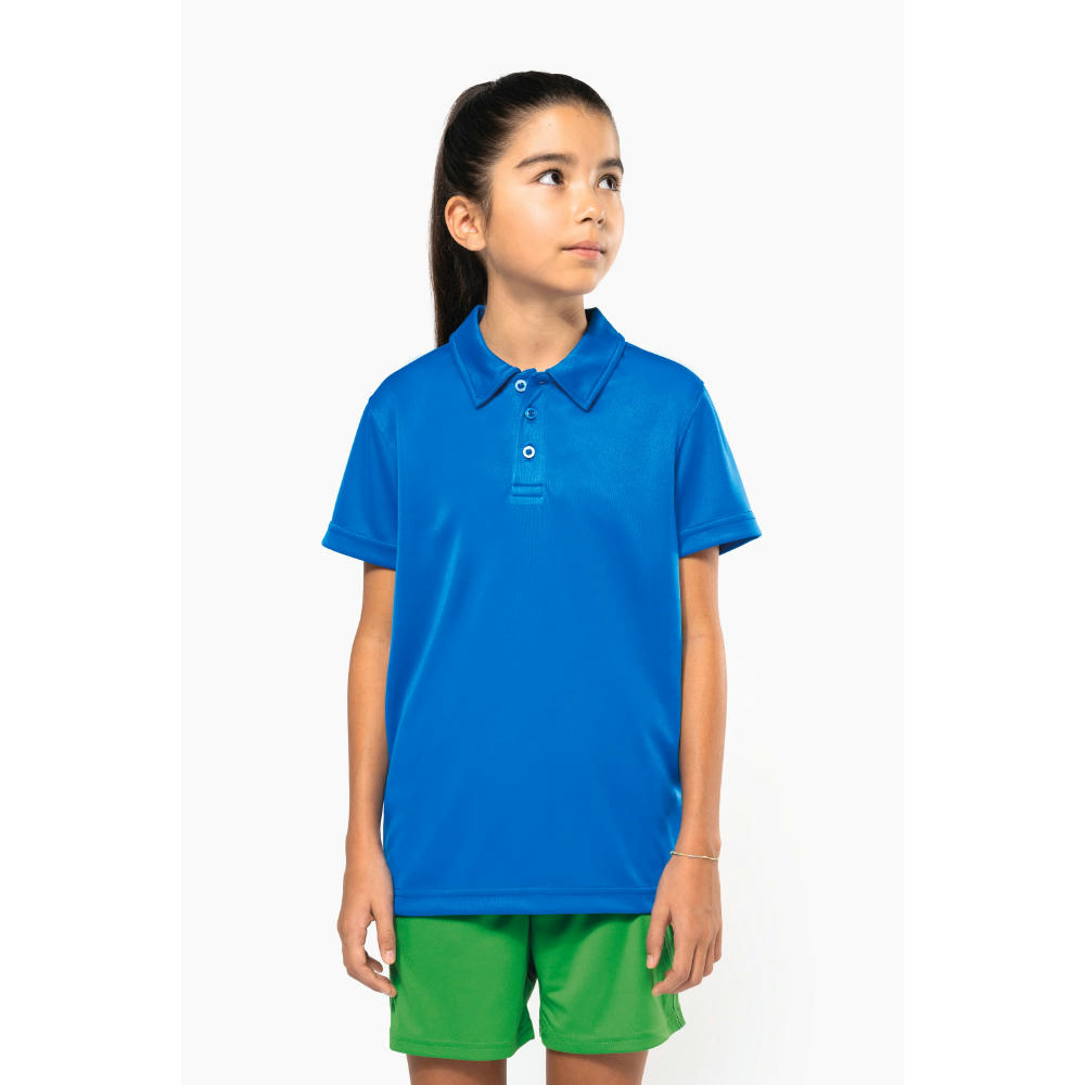 Polo deportivo manga corta niños