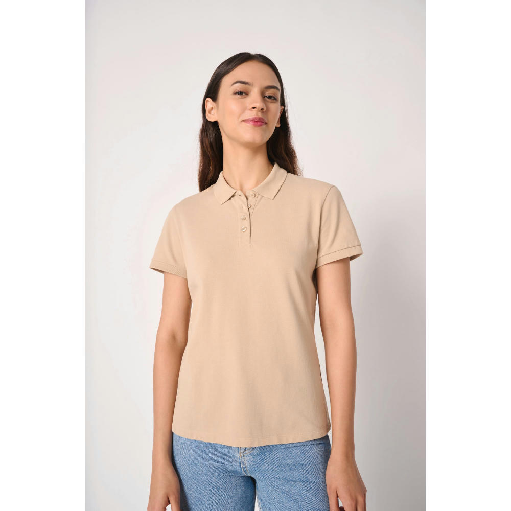 Polo punto piqué mujer