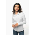 Polo manga larga mujer