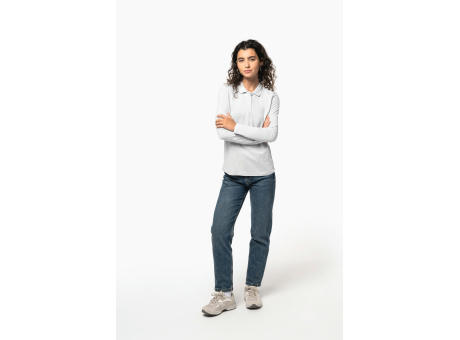 Polo manga larga mujer