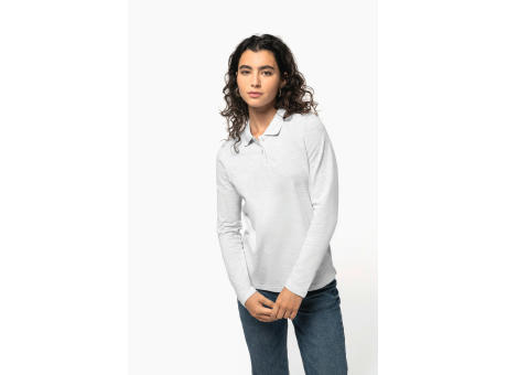 Polo manga larga mujer