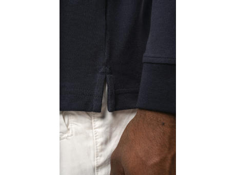 Polo de punto piqué manga larga Bio180 hombre