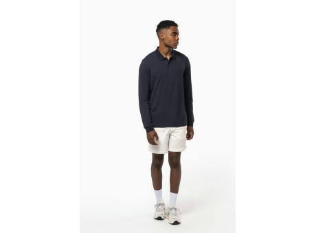 Polo de punto piqué manga larga Bio180 hombre