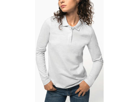 Polo manga larga mujer