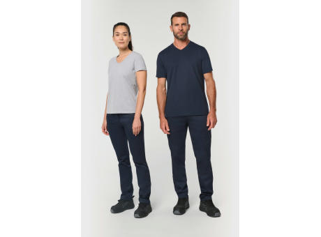 Camiseta ecorresponsable antibacteriana cuello de pico hombre