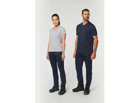Camiseta ecorresponsable antibacteriana cuello de pico hombre