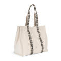 Bolsa shopper de fuelle grande reciclada