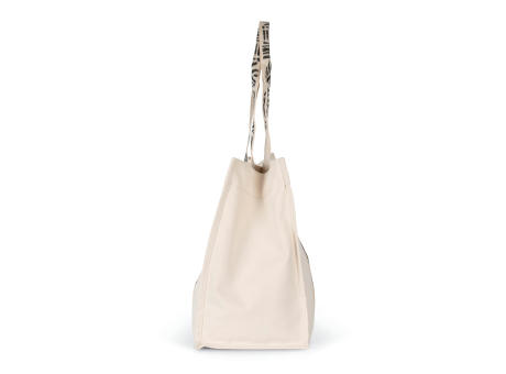 Bolsa shopper de fuelle grande reciclada