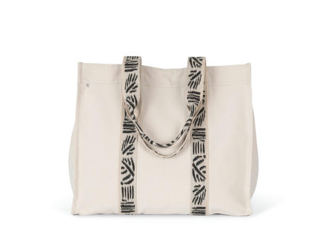 Bolsa shopper de fuelle grande reciclada