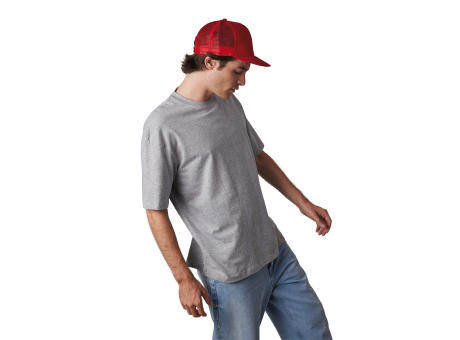 Gorra trucker - 6 paneles visera plana