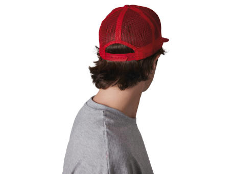 Gorra trucker - 6 paneles visera plana