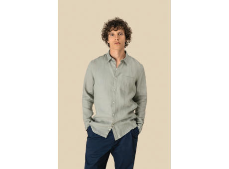 Camisa de lino hombre