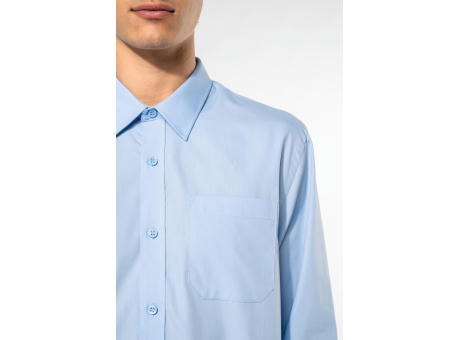 Camisa popelina manga larga hombre