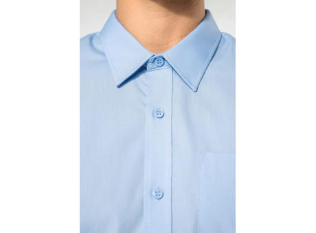 Camisa popelina manga larga hombre