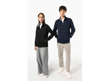 Chaqueta de felpa con cremallera hombre