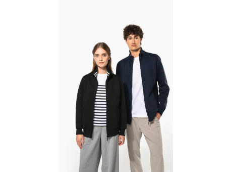 Chaqueta de felpa con cremallera hombre