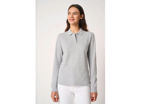 Polo punto piqué LSL mujer