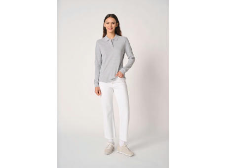 Polo punto piqué LSL mujer