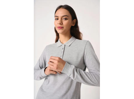Polo punto piqué LSL mujer