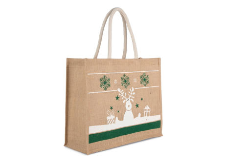 Bolsa shopper con motivos navideños