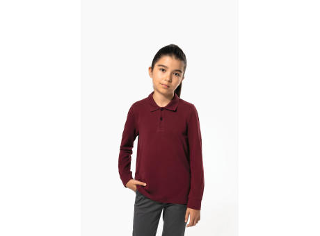 Polo manga larga infantil