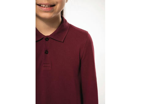 Polo manga larga infantil