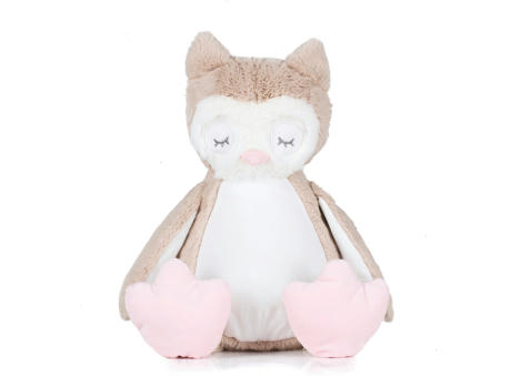 Lechuza de peluche con cremallera