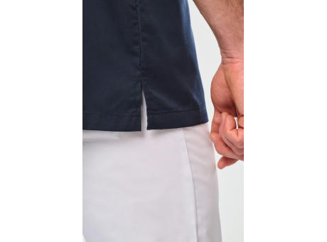 Blusa polialgodón con botones a presión hombre